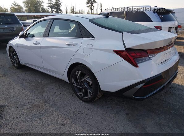 KMHLS4DG5SU898317 2025 HYUNDAI ELANTRA White Tył lewy