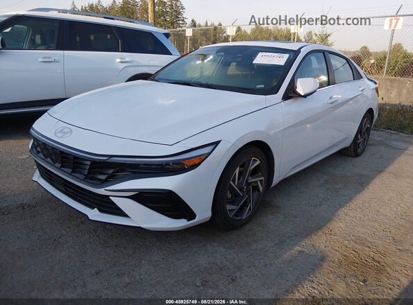 KMHLS4DG5SU898317 2025 HYUNDAI ELANTRA White Przód lewy