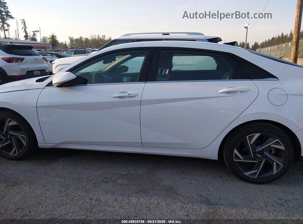 KMHLS4DG5SU898317 2025 HYUNDAI ELANTRA White Widok wnętrza 360 stopni