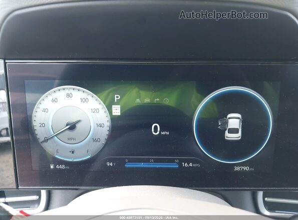 KMHLS4DG5SU933356 2025 HYUNDAI ELANTRA Gray Հետևի նստատեղերի տեսք