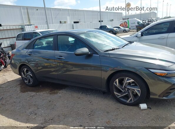 KMHLS4DG5SU933356 2025 HYUNDAI ELANTRA Gray Սալոնի հետևի տեսք