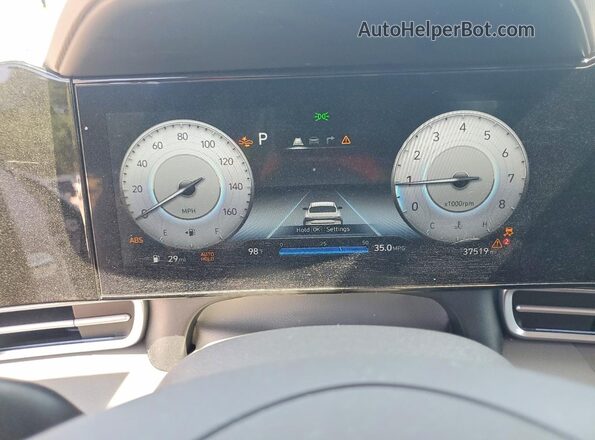 KMHLS4DG5SU936578 2025 HYUNDAI ELANTRA Silver Widok zestawu wskaźników