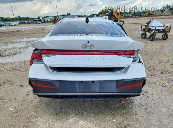 KMHLS4DG6RU647669 2024 HYUNDAI ELANTRA Белый Вид сзади