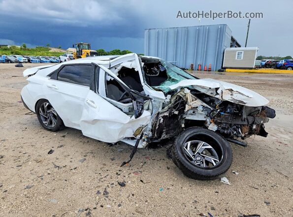 KMHLS4DG6RU647669 2024 HYUNDAI ELANTRA Белый Передняя правая четверть