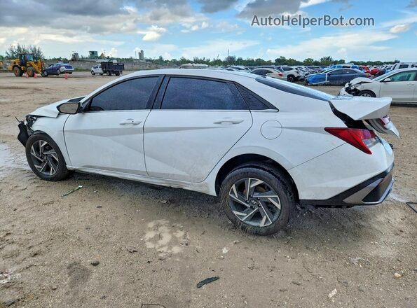 KMHLS4DG6RU647669 2024 HYUNDAI ELANTRA Белый Задняя левая четверть