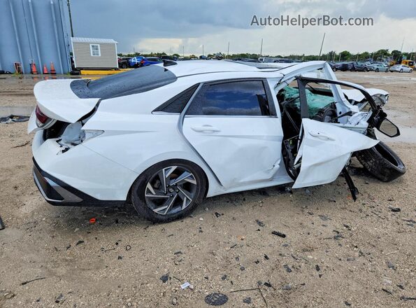 KMHLS4DG6RU647669 2024 HYUNDAI ELANTRA Белый Задняя правая четверть