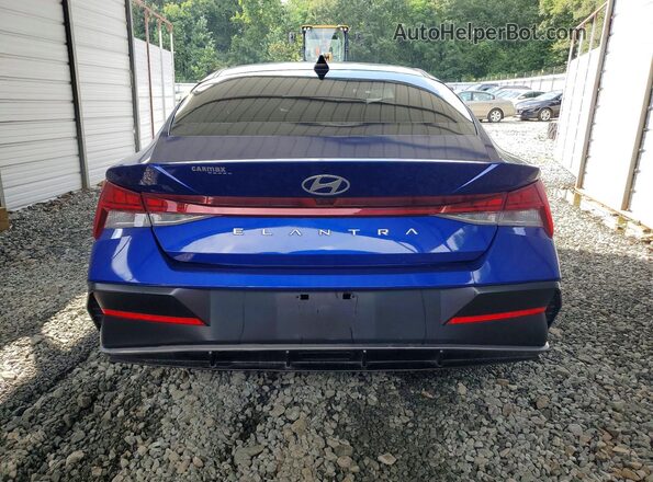 KMHLS4DG6RU711872 2024 HYUNDAI ELANTRA Blue Widok z tyłu