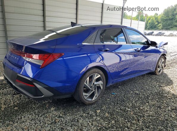 KMHLS4DG6RU711872 2024 HYUNDAI ELANTRA Blue Tył prawy