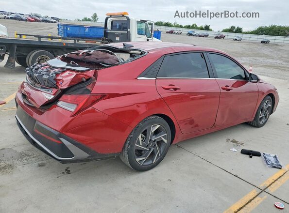 KMHLS4DG6RU754835 2024 HYUNDAI ELANTRA Maroon Rear right