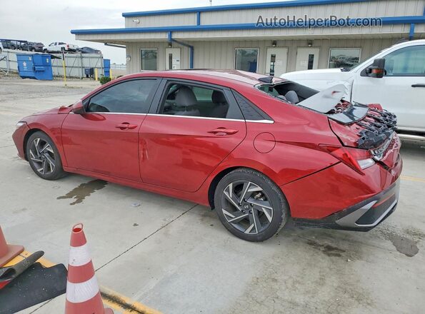 KMHLS4DG6RU754835 2024 HYUNDAI ELANTRA Maroon Rear left