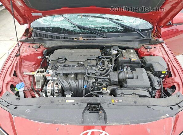 KMHLS4DG6RU754835 2024 HYUNDAI ELANTRA Maroon Rear interior view