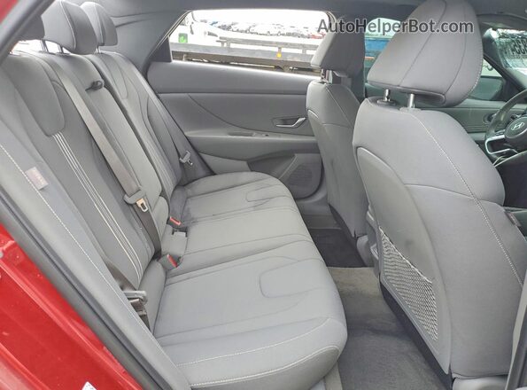 KMHLS4DG6RU754835 2024 HYUNDAI ELANTRA Maroon Rear seats view