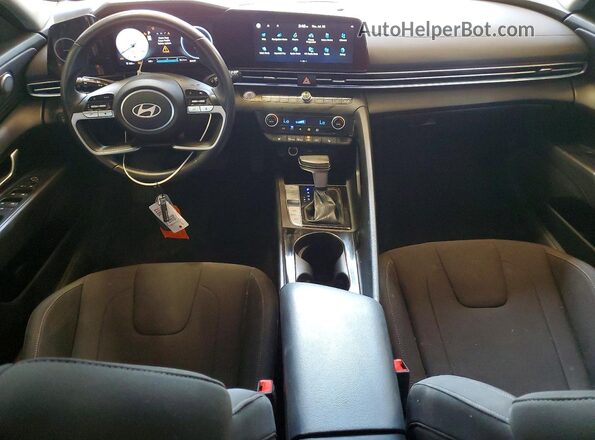 KMHLS4DG6SU000193 2025 HYUNDAI ELANTRA Charcoal Вид панелі приладів