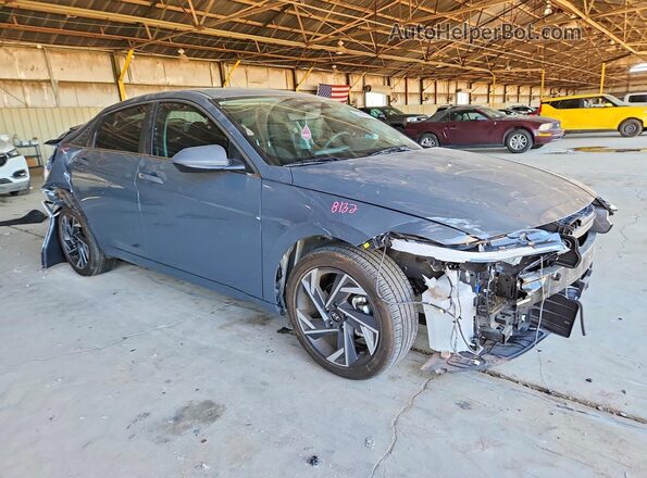 KMHLS4DG6SU013204 2025 HYUNDAI ELANTRA Gray Передня права чверть