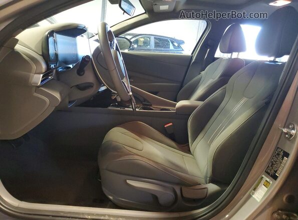KMHLS4DG6SU013879 2025 HYUNDAI ELANTRA Gray Սալոնի դիմացի տեսք