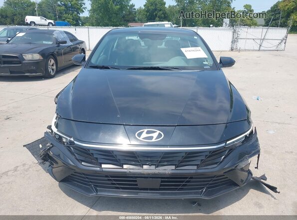 KMHLS4DG6SU907364 2025 HYUNDAI ELANTRA Black Widok zestawu wskaźników