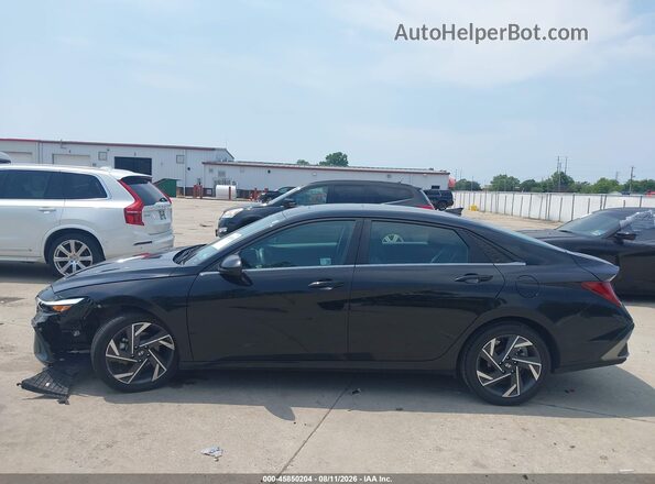 KMHLS4DG6SU907364 2025 HYUNDAI ELANTRA Black Widok wnętrza 360 stopni