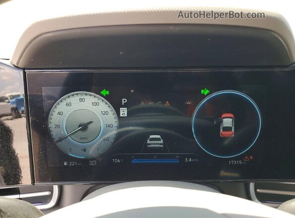 KMHLS4DG6SU951395 2025 HYUNDAI ELANTRA Gray Widok zestawu wskaźników