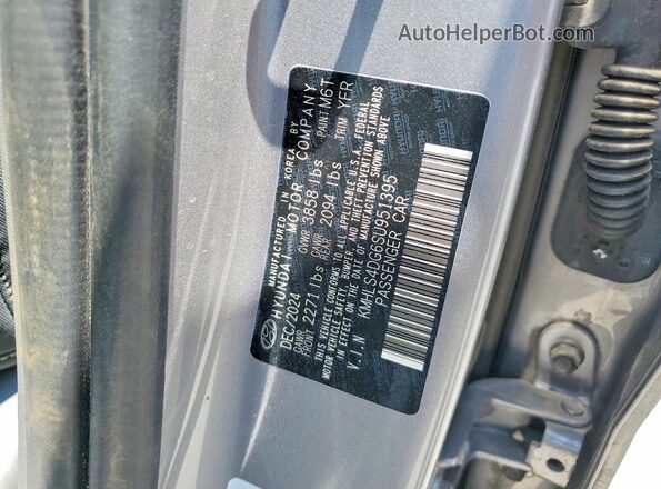 KMHLS4DG6SU951395 2025 HYUNDAI ELANTRA Gray Widok komory silnika