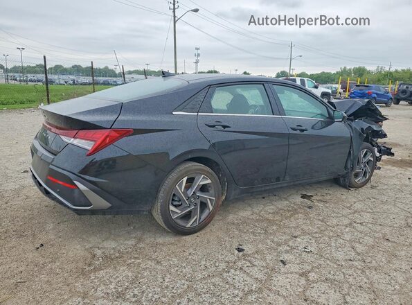 KMHLS4DG6SU984414 2025 HYUNDAI ELANTRA Черный Задняя правая четверть