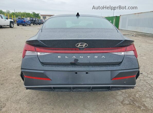 KMHLS4DG6SU984414 2025 HYUNDAI ELANTRA Черный Вид сзади