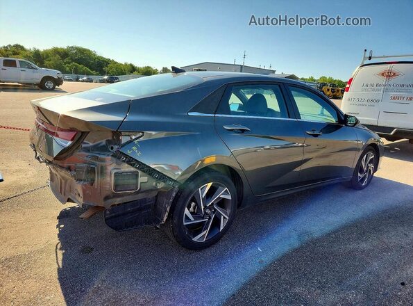 KMHLS4DG6SU998443 2025 HYUNDAI ELANTRA Gray Задня права чверть