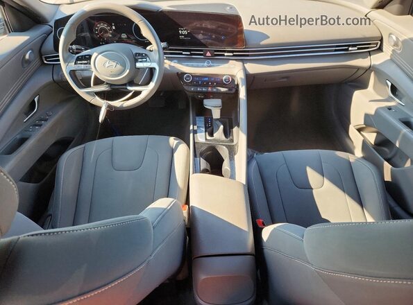 KMHLS4DG6SU998443 2025 HYUNDAI ELANTRA Gray Вид панелі приладів