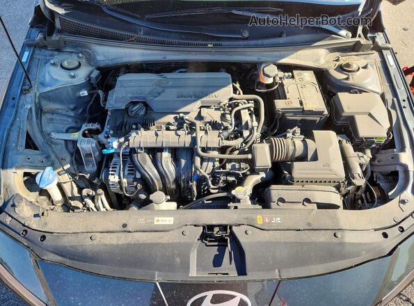 KMHLS4DG6SU998443 2025 HYUNDAI ELANTRA Gray Вид задньої частини салону