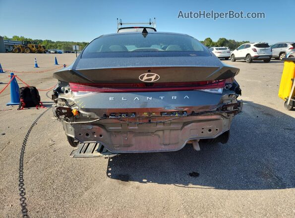 KMHLS4DG6SU998443 2025 HYUNDAI ELANTRA Gray Вид наклейки з VIN-кодом