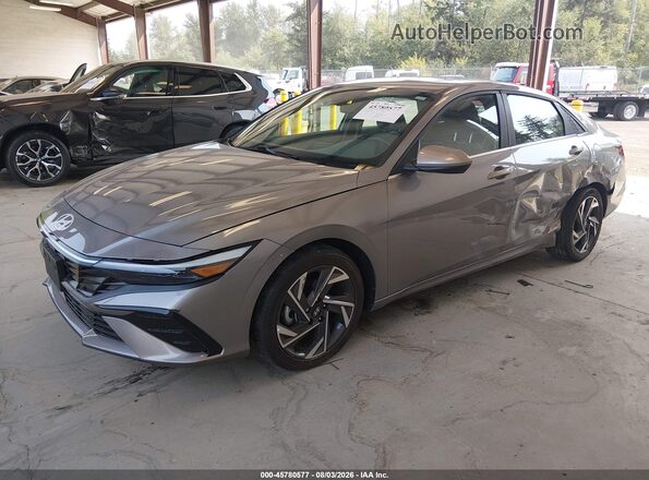 KMHLS4DG7RU646630 2024 HYUNDAI ELANTRA Серый Передняя левая четверть