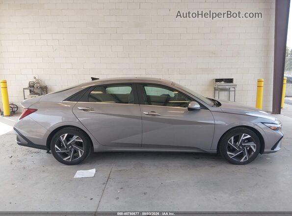 KMHLS4DG7RU646630 2024 HYUNDAI ELANTRA Серый Вид задней части салона