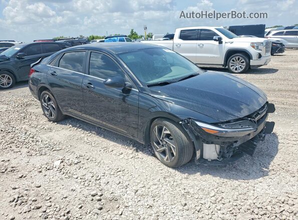KMHLS4DG7RU681264 2024 HYUNDAI ELANTRA Черный Передняя правая четверть