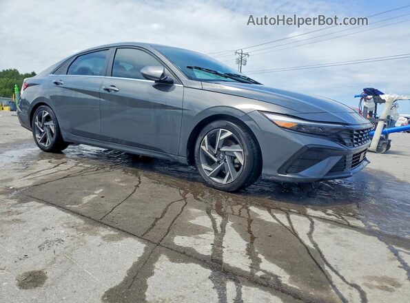 KMHLS4DG7RU687811 2024 HYUNDAI ELANTRA Gray Przód prawy