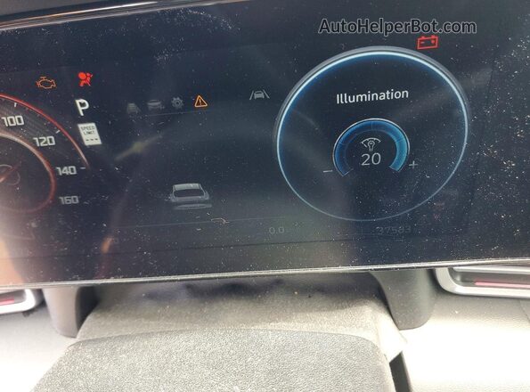 KMHLS4DG7RU687811 2024 HYUNDAI ELANTRA Gray Widok zestawu wskaźników
