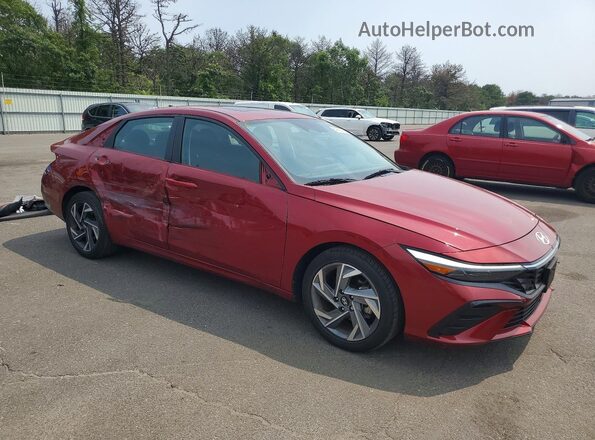 KMHLS4DG7RU768243 2024 HYUNDAI ELANTRA Maroon Front right