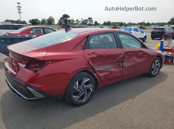 KMHLS4DG7RU768243 2024 HYUNDAI ELANTRA Maroon Rear right