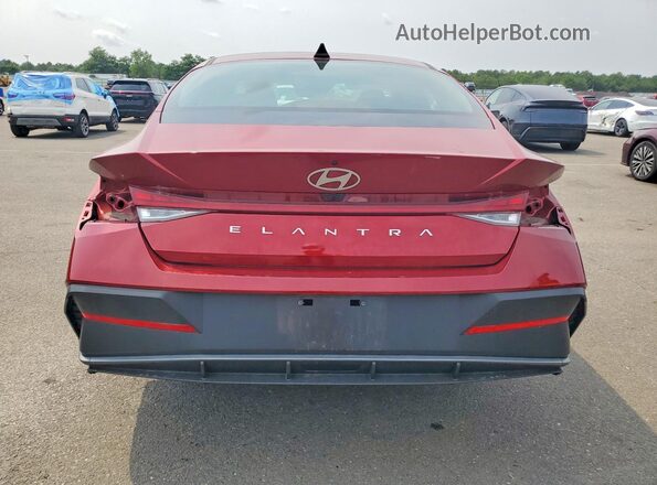 KMHLS4DG7RU768243 2024 HYUNDAI ELANTRA Maroon Rear view