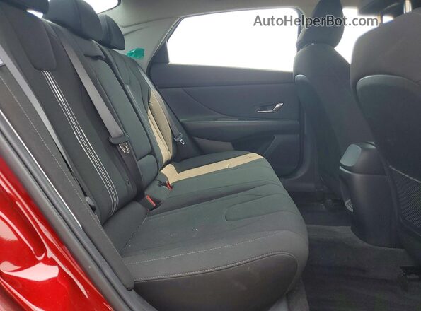 KMHLS4DG7RU768243 2024 HYUNDAI ELANTRA Maroon Rear seats view