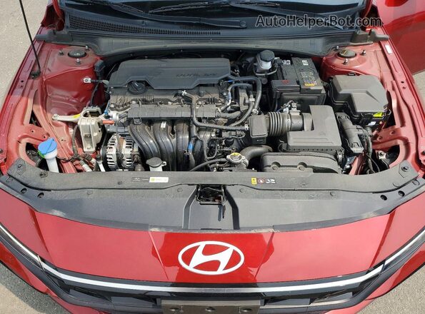 KMHLS4DG7RU768243 2024 HYUNDAI ELANTRA Maroon Rear interior view