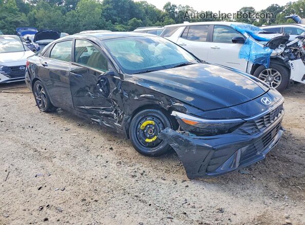 KMHLS4DG7SU012546 2025 HYUNDAI ELANTRA Черный Передняя правая четверть
