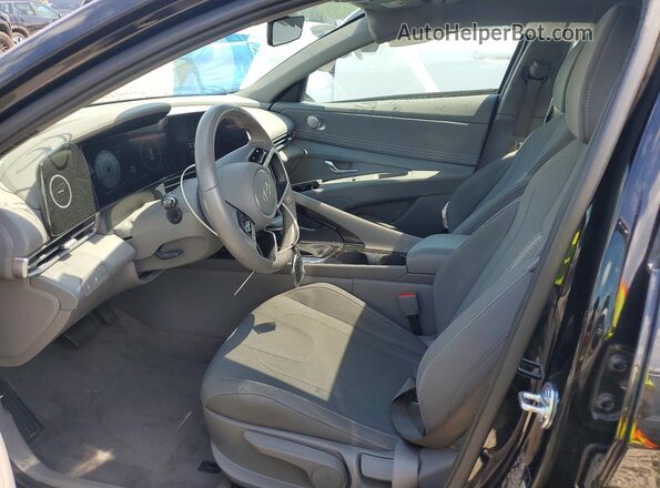 KMHLS4DG7SU012546 2025 HYUNDAI ELANTRA Черный Вид салона спереди