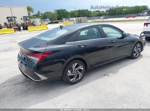 KMHLS4DG7SU911794 2025 HYUNDAI ELANTRA Черный Задняя правая четверть