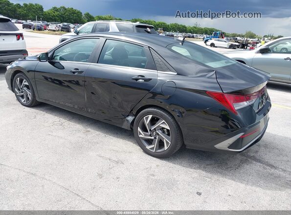 KMHLS4DG7SU911794 2025 HYUNDAI ELANTRA Черный Задняя левая четверть