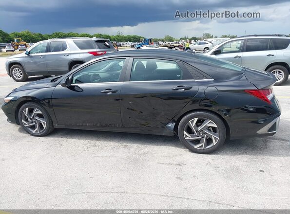 KMHLS4DG7SU911794 2025 HYUNDAI ELANTRA Черный Вид спереди