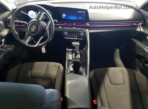 KMHLS4DG8RU664148 2024 HYUNDAI ELANTRA Черный Вид панели приборов