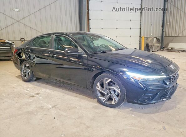 KMHLS4DG8RU664148 2024 HYUNDAI ELANTRA Черный Передняя правая четверть