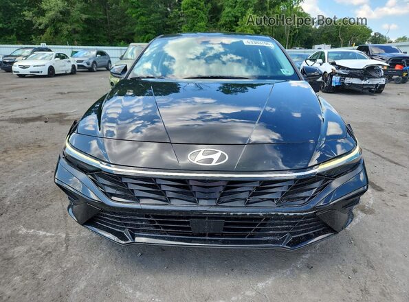 KMHLS4DG8RU747238 2024 HYUNDAI ELANTRA Black Front view