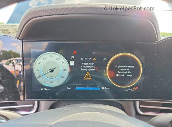 KMHLS4DG8RU747238 2024 HYUNDAI ELANTRA Black Instrument cluster view