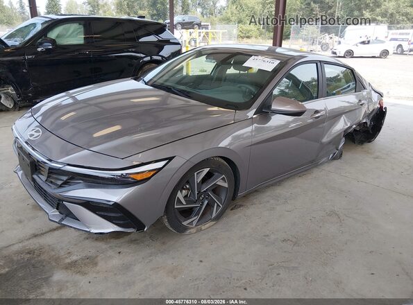 KMHLS4DG8RU752889 2024 HYUNDAI ELANTRA Серебряный Передняя левая четверть