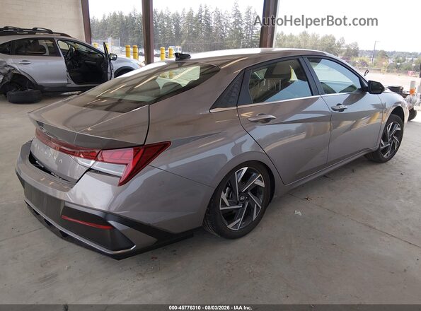 KMHLS4DG8RU752889 2024 HYUNDAI ELANTRA Серебряный Задняя правая четверть
